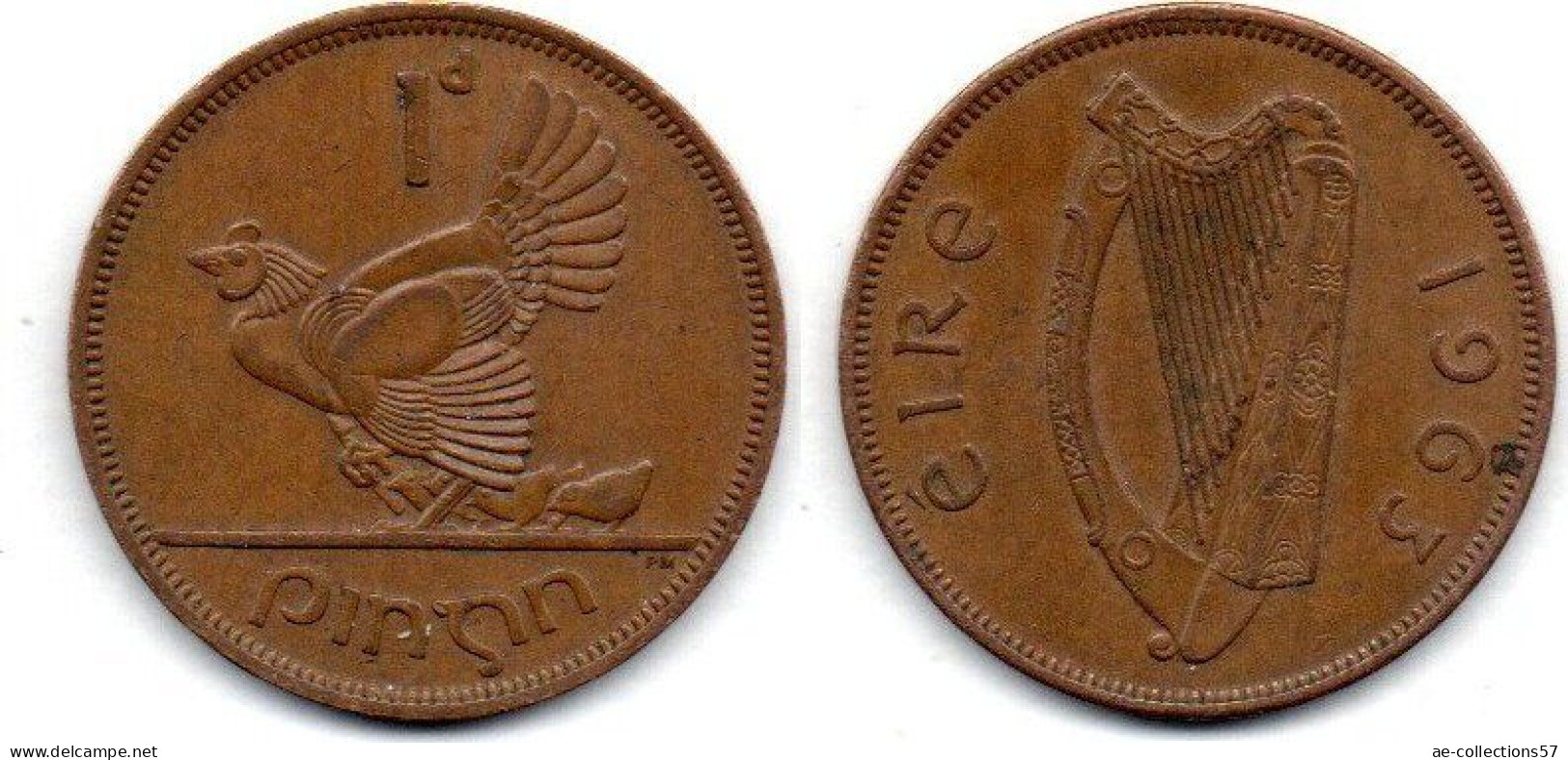 MA 24631  / Irlande - Irland - Eire 1 Penny 1963 TB+ - Irland