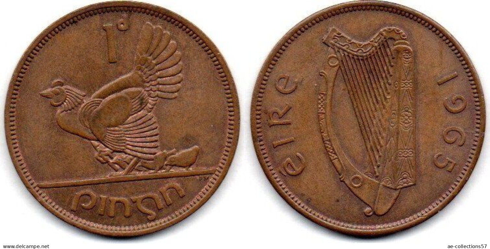 MA 24632  / Irlande - Irland - Eire 1 Penny 1965 SUP - Ierland