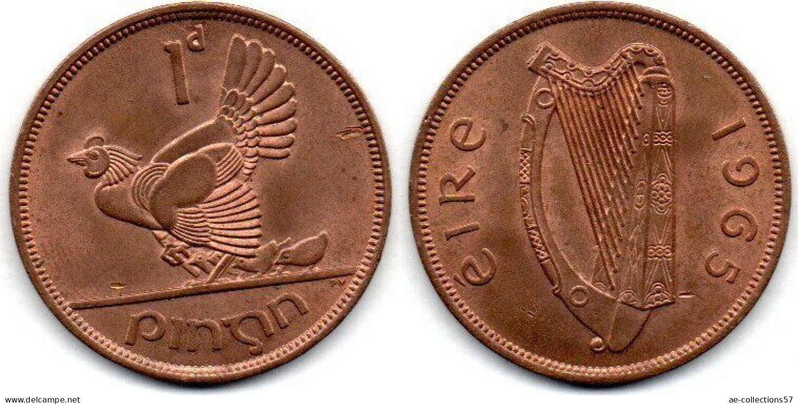 MA 24633  / Irlande - Irland - Eire 1 Penny 1965 SUP+ - Irlanda