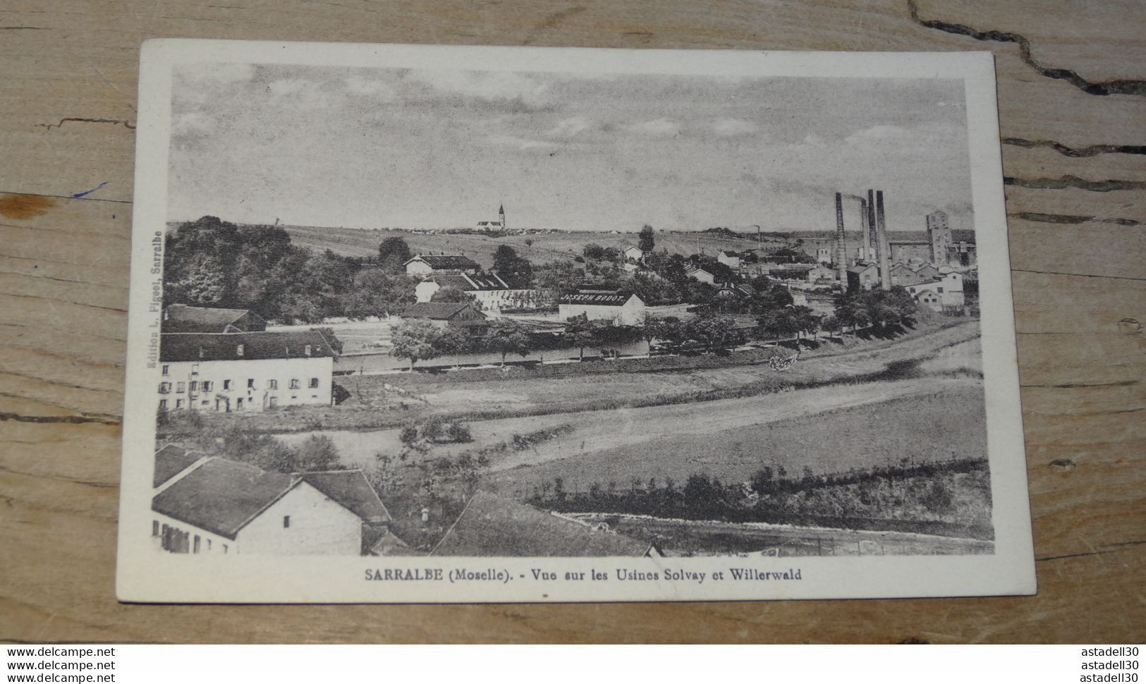 SARRALBE : Vue Sur Les Usines Solvay Et Willerwald ................ 5978 - Sarralbe