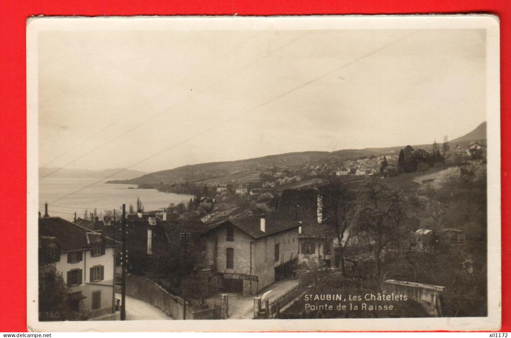 ZWS-04  RARE Saint-Aubin  Les Châtelets Et Pointe De La Raisse.  NC Perrochet-Matile - Saint-Aubin/Sauges