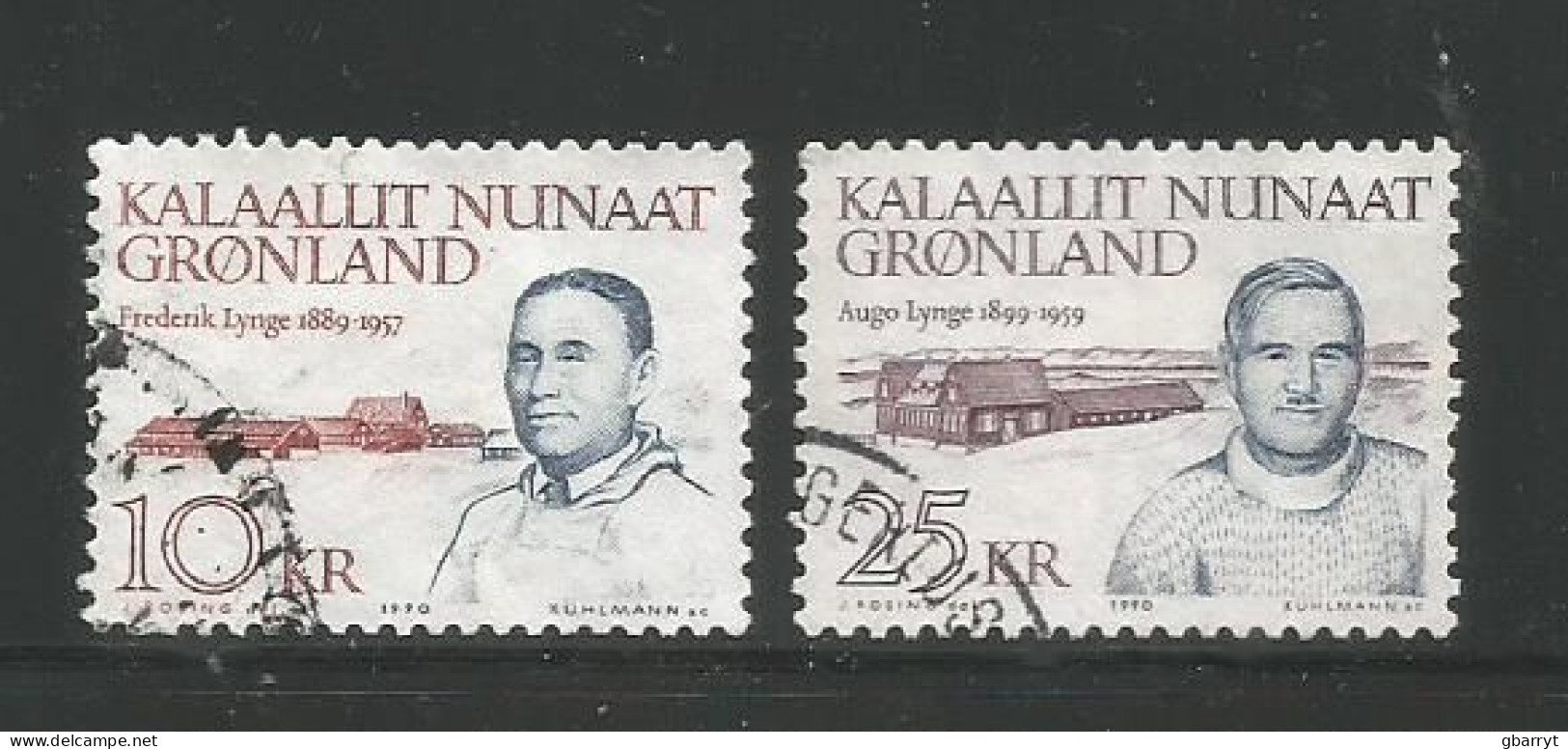 Greenland Scott # 231 - 232 Used VF.complete .......................................w65 - Gebraucht