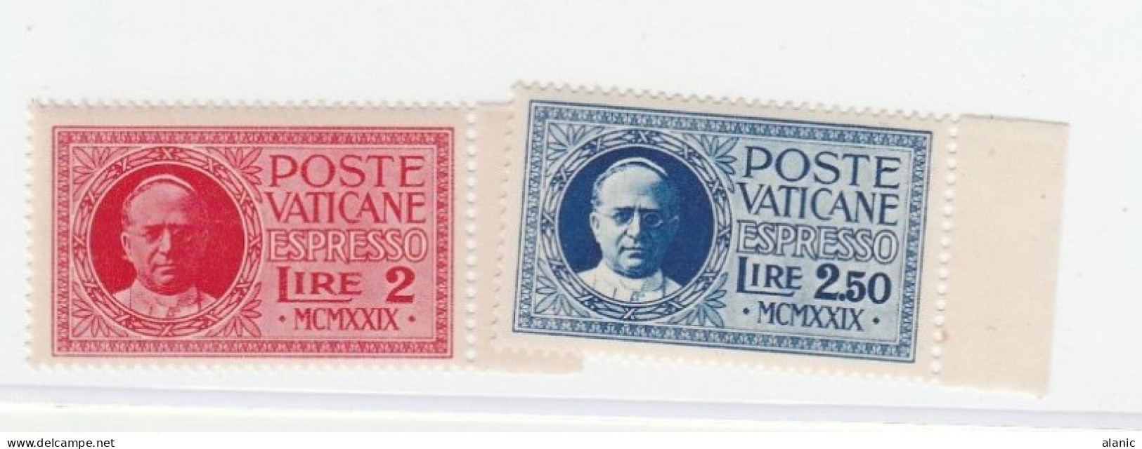 VATICAN- EXPRES  N°1/2 ** PAIRE(NSC) TBE - Priority Mail