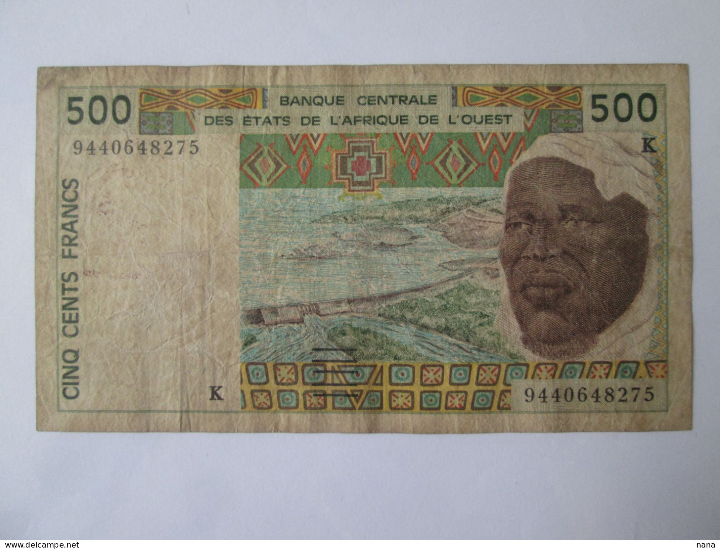 Senegal 500 Francs 1995 Banknote,see Pictures - Senegal