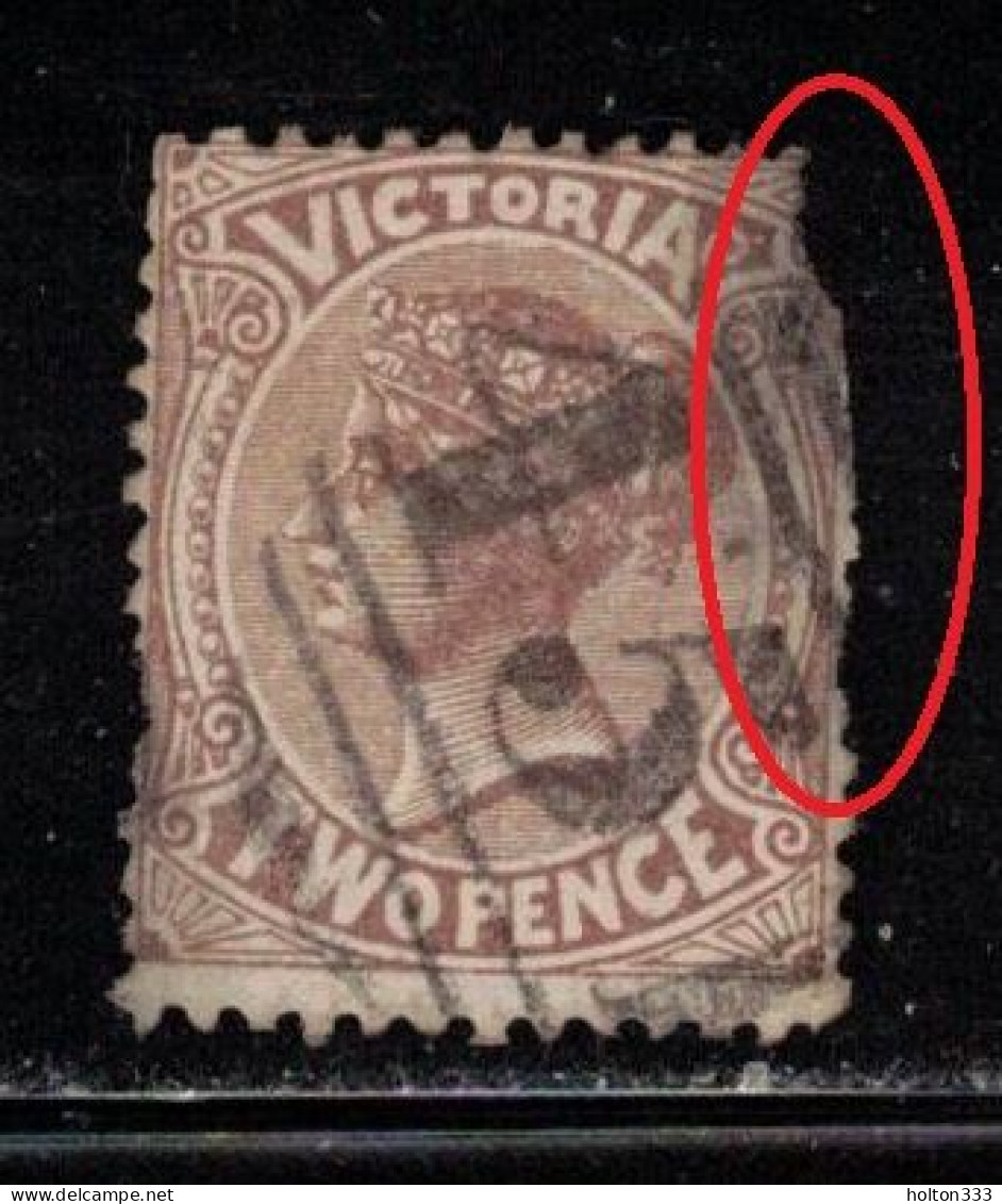 VICTORIA Scott # 143 Used - Queen Victoria - Numeral Cancel - Faults - Used Stamps