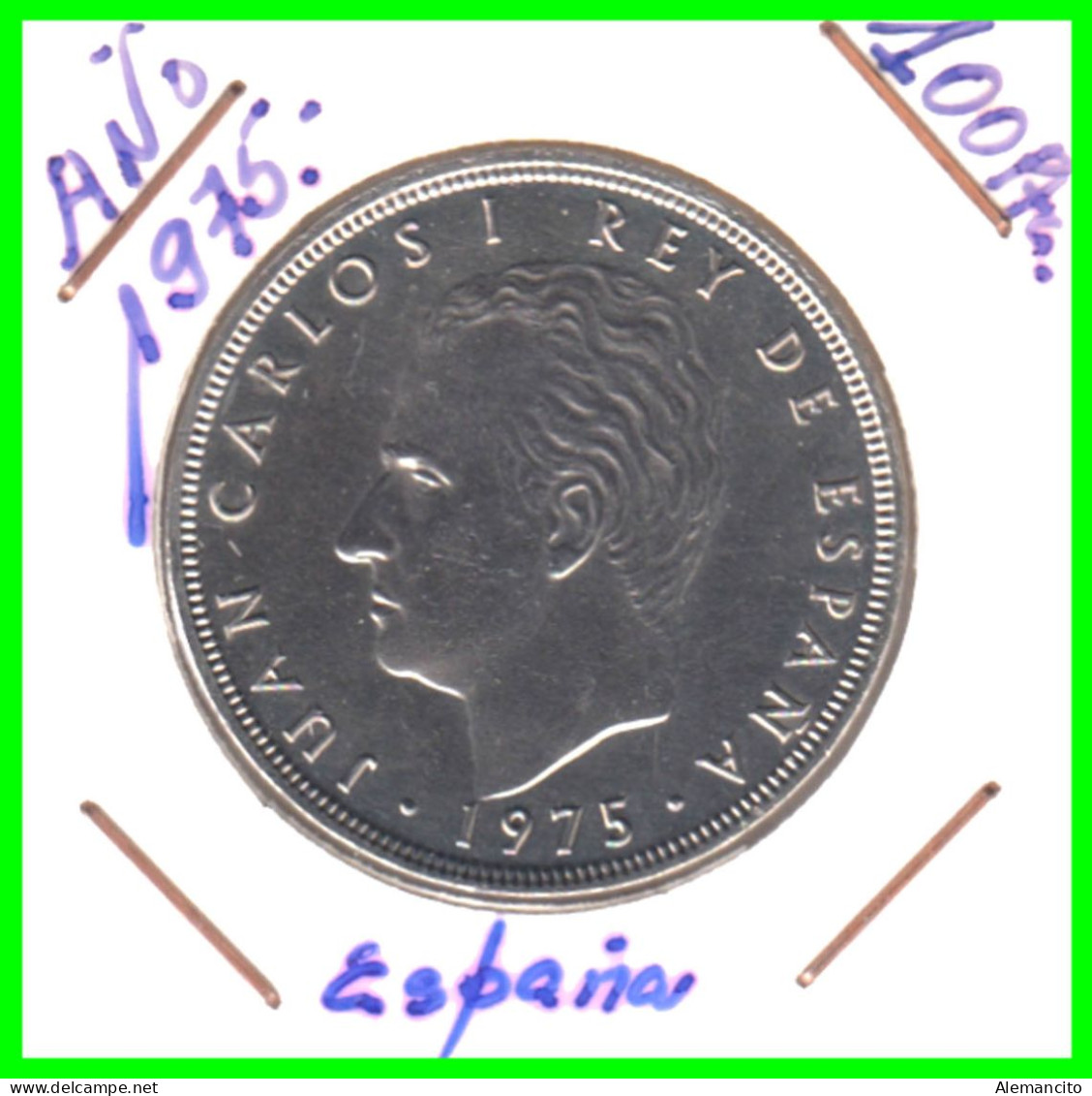 ESPAÑA  ( EUROPA ) -  MONEDA DE 100 Ptas. JUAN CARLOS I REY (  NIKEL  ). DEL AÑO 1980 * 80 *( S/C NUEVA NO CIRCULADA ) - 100 Pesetas