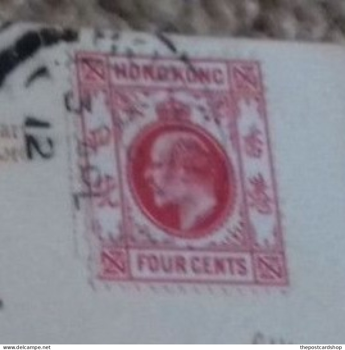 Hong Kong HongKong Hotel Advertisement HK Stamp Postmark 1912 To Shelton Dowman 17 Charleville Road Kensington London - China (Hongkong)