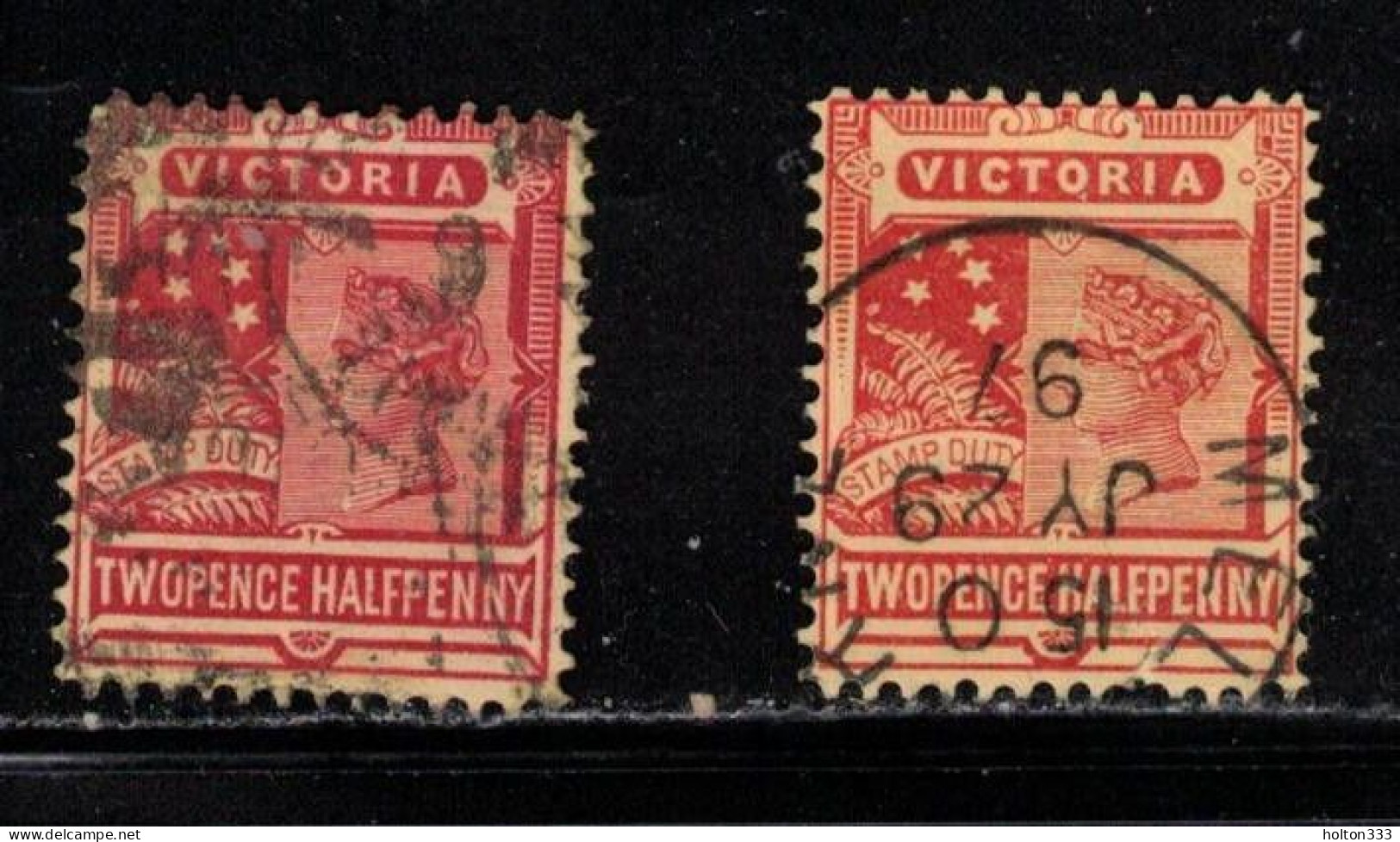 VICTORIA Scott # 172 Used X 2 - Queen Victoria - 2 Shades - Used Stamps