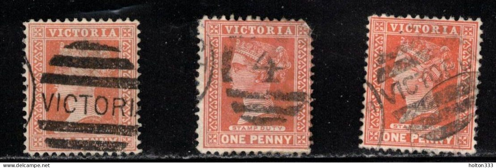 VICTORIA Scott # 169 Used X 3 - Queen Victoria - Nice Cancels - Used Stamps