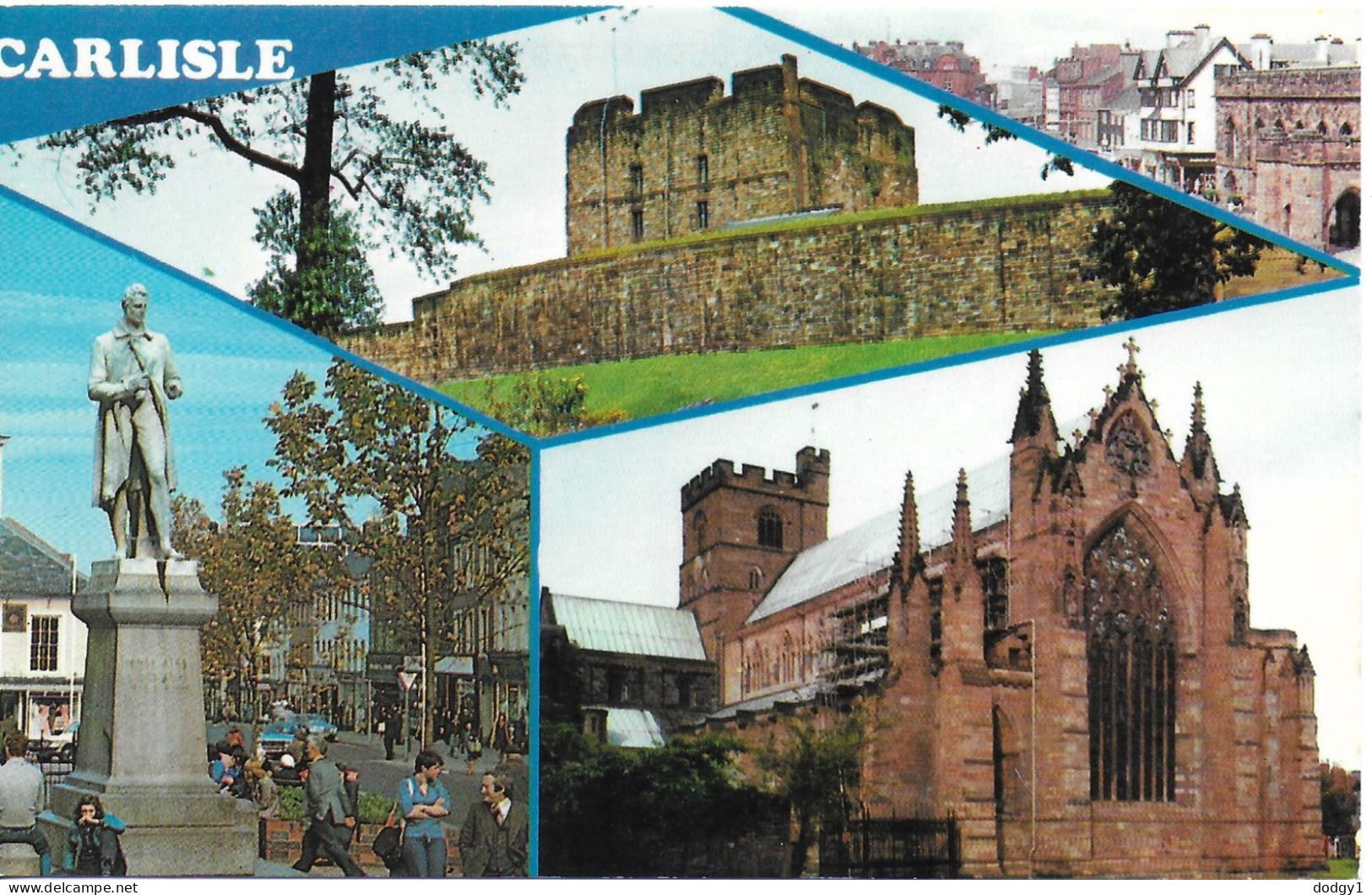 SCENES FROM CARLISLE, CUMBRIA, ENGLAND. UNUSED POSTCARD   Wt7 - Carlisle