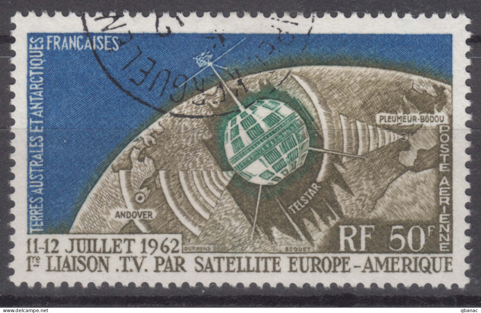 France Colonies, TAAF 1962 Space Exploration Mi#27 Used - Usados