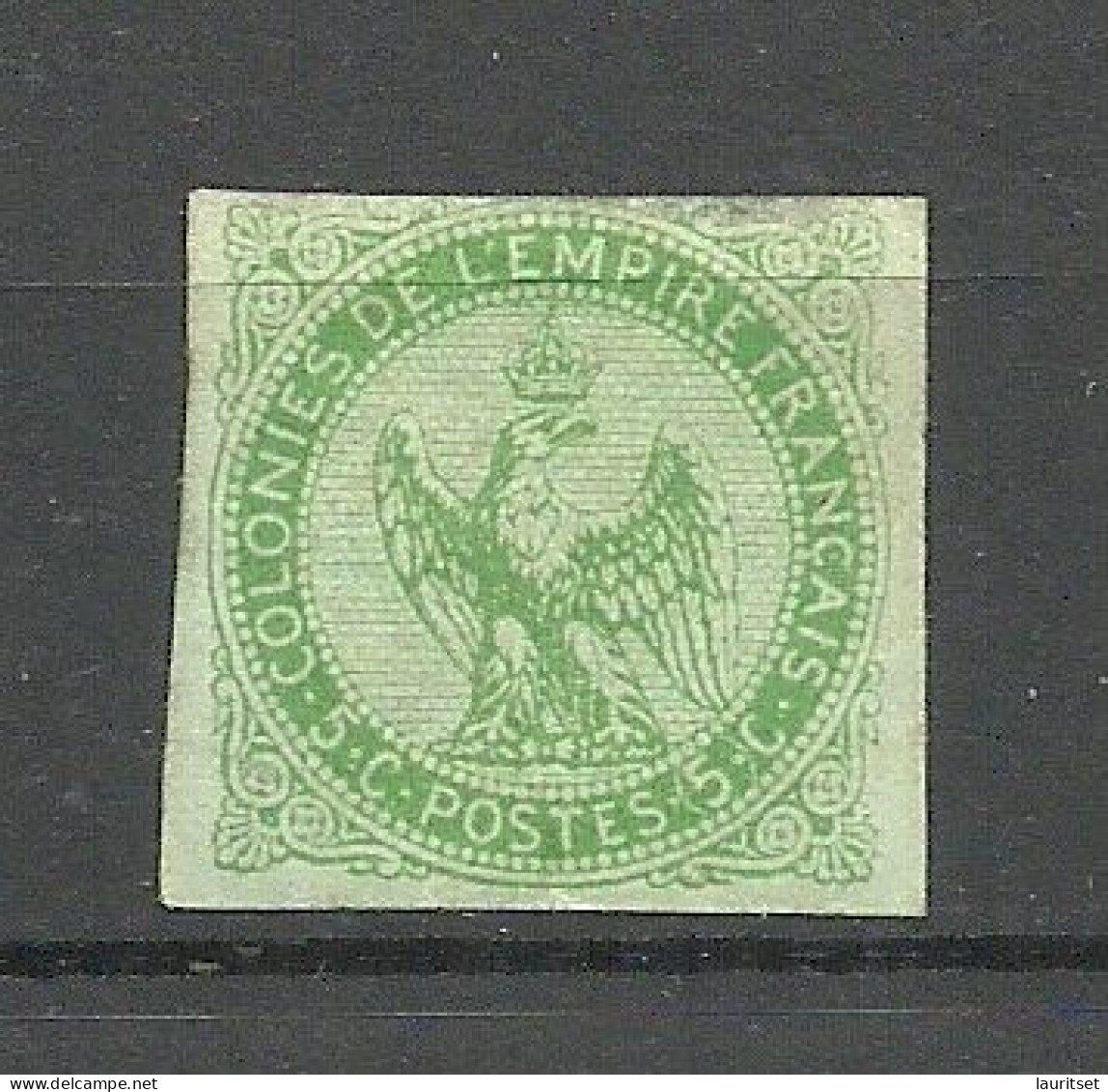 FRANCE Colonies 1862 Michel 2 * - Eagle And Crown