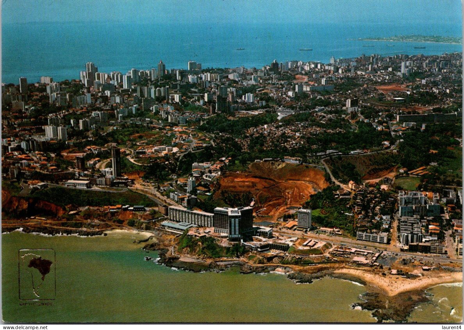 3-9-2023 (4 T 6) Brazil - Salvador - Genearl View From The Air - Salvador De Bahia