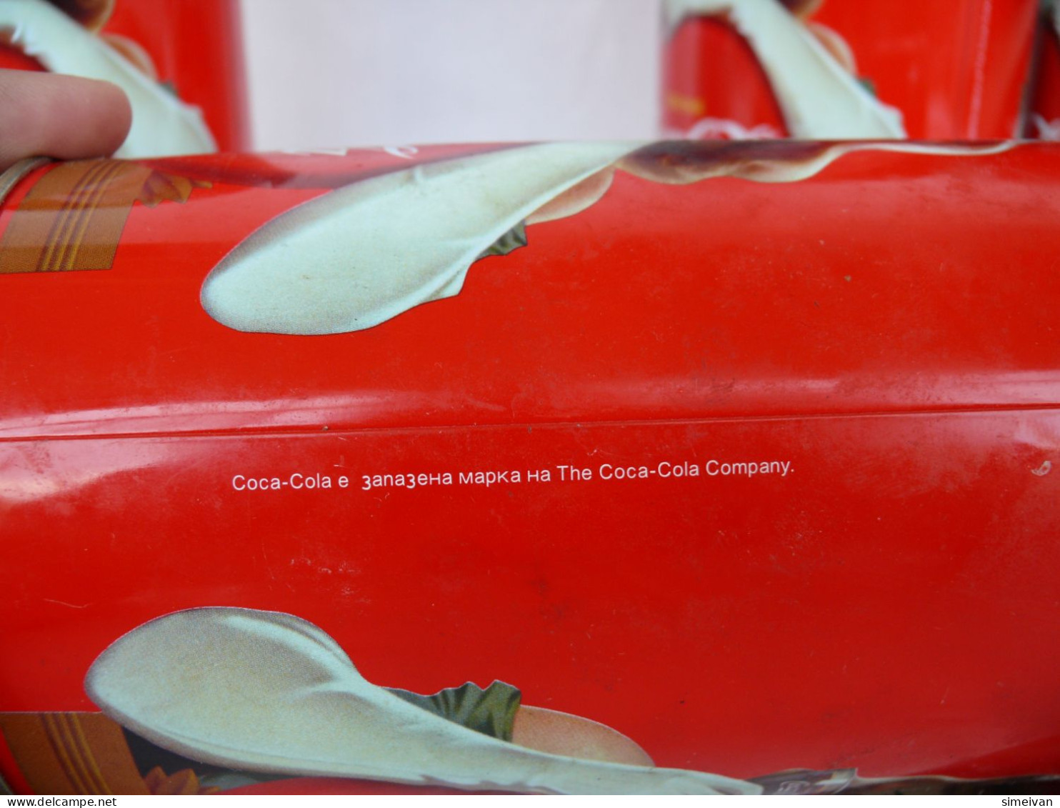 Beautiful Vintage Set of Four Coca Cola Metal Tin Boxes #1539