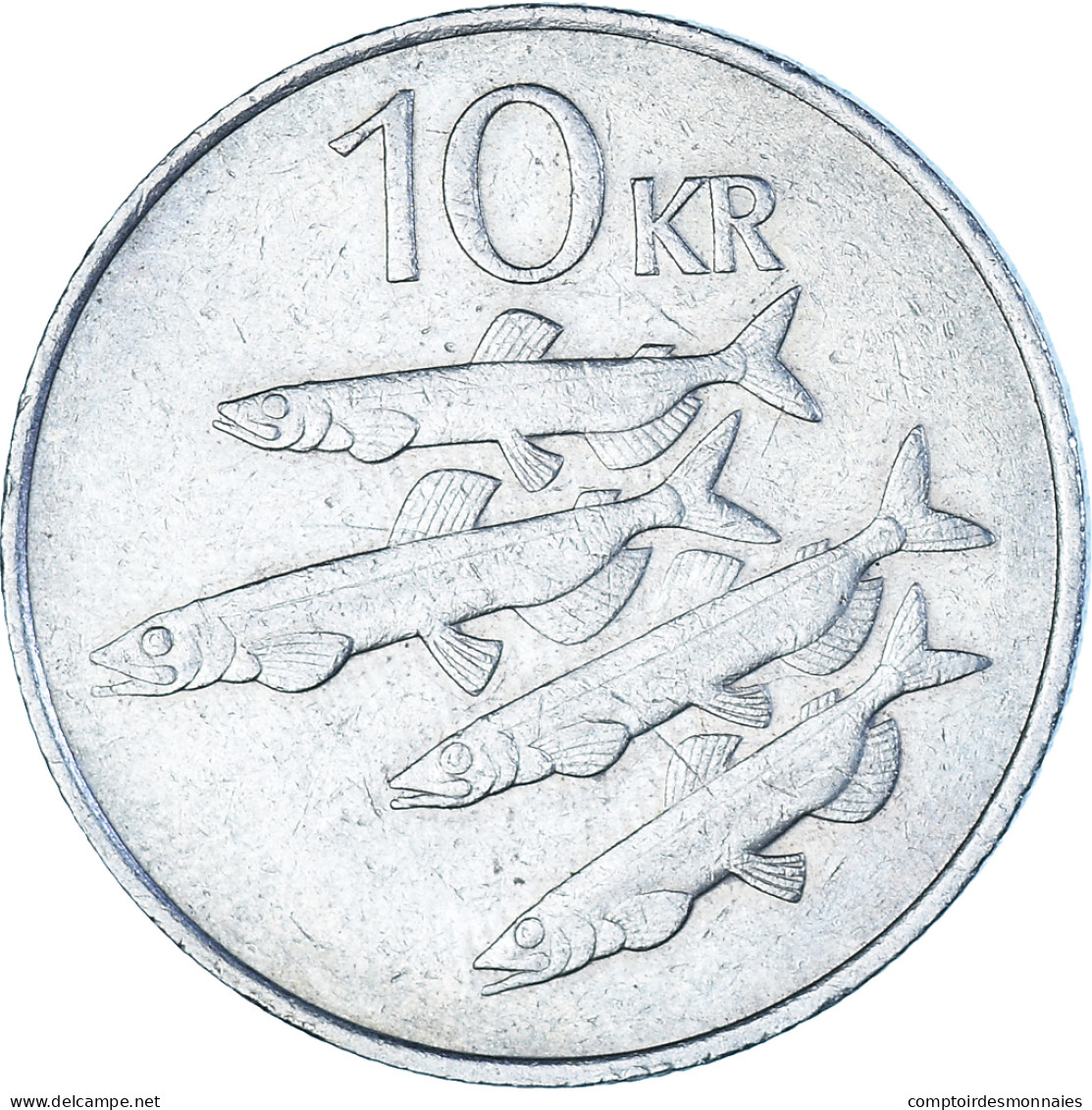 Monnaie, Islande, 10 Kronur, 1984 - Islande