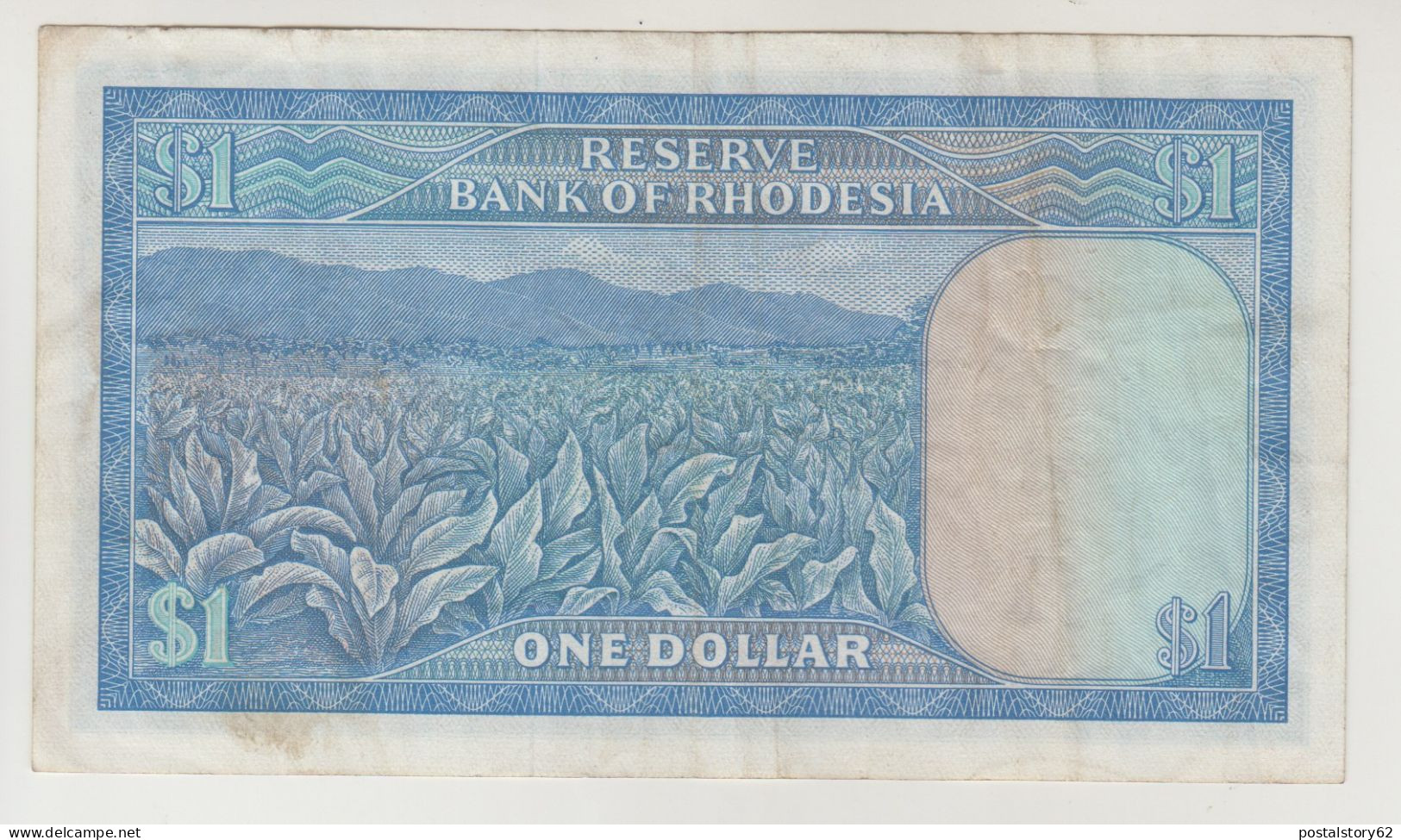 Rhodesia, Banconota One Dollar Dec. 18/08/1971 Pick # 30a Used - Rhodesia