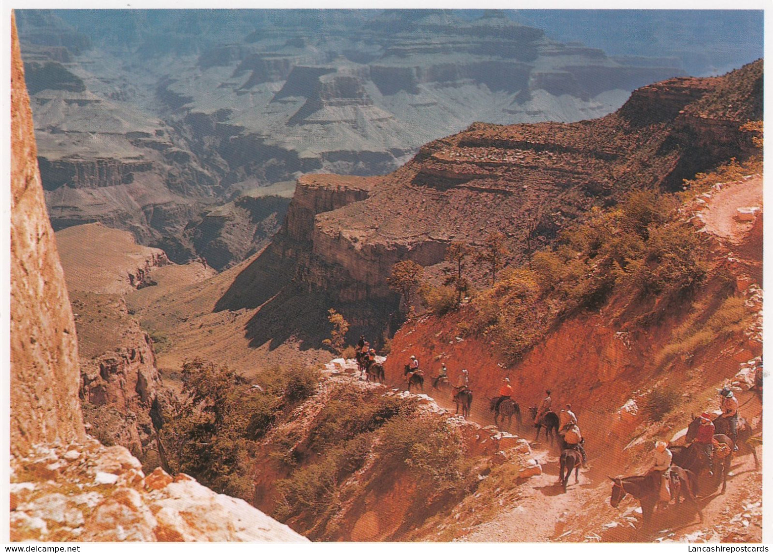 Postcard Bright Angel Trail Grand Canyon National Park Arizona My Ref B26224 - Grand Canyon