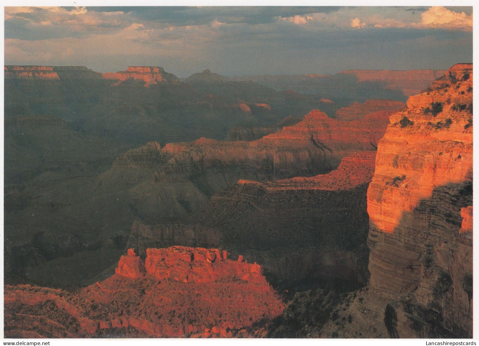 Postcard Evening Light Grand Canyon National Park Arizona My Ref B26225 - Grand Canyon