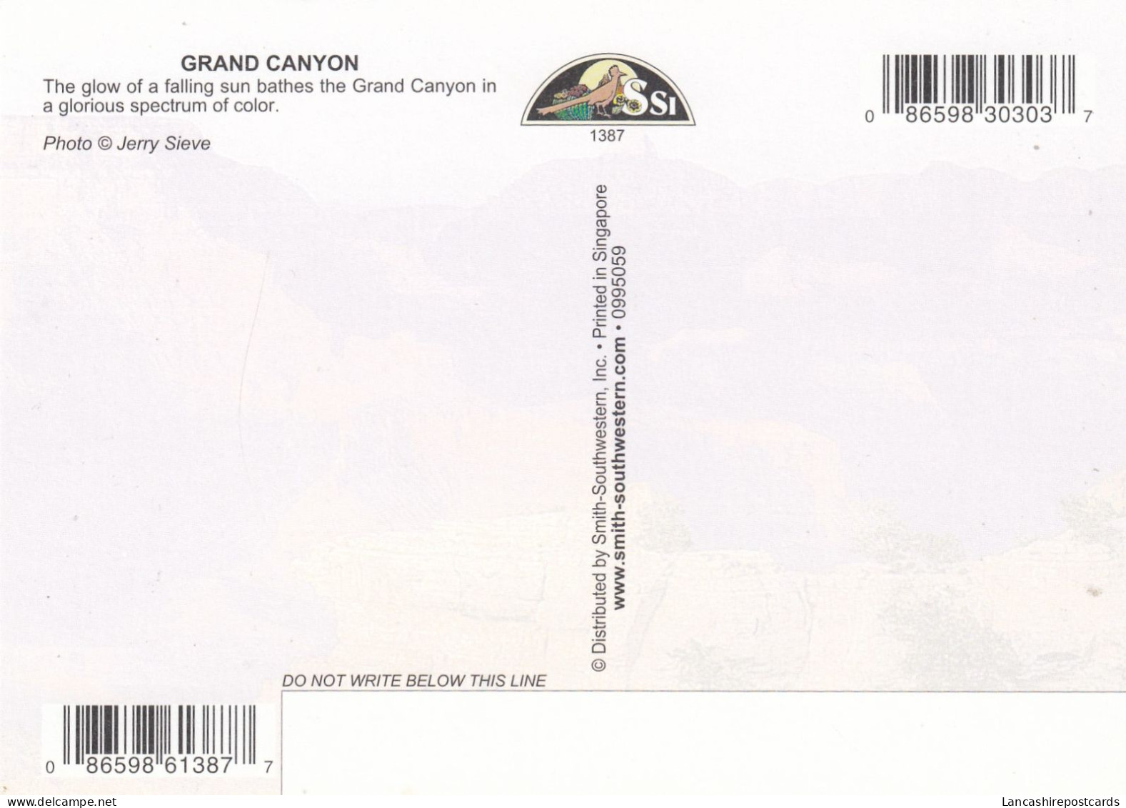 Postcard The Grand Canyon Arizona My Ref B26227 - Grand Canyon