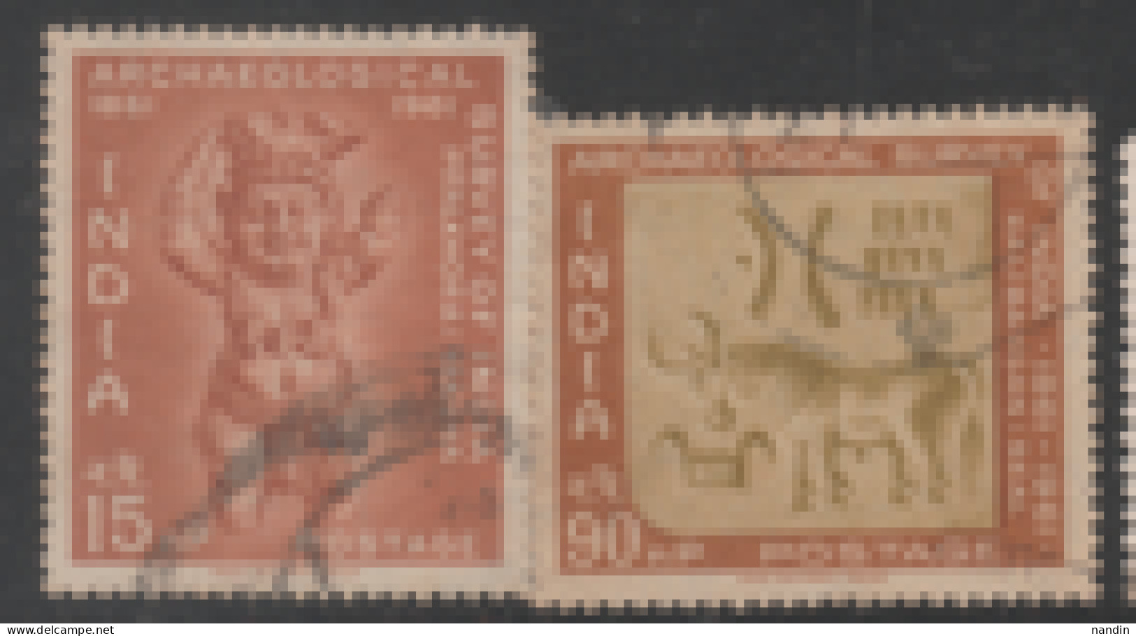 1961 USED STAMP FROM INDIA On  The 100th Anniversary Of Indian Archaeological Survey/ - Usados