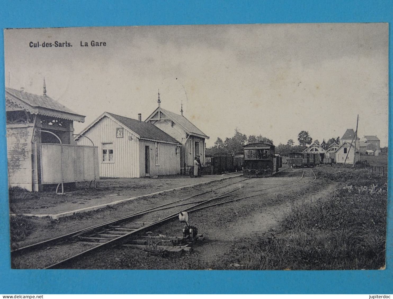 Cul-des-Sarts La Gare (tram à Vapeur, Stoomtram) - Cul-des-Sarts