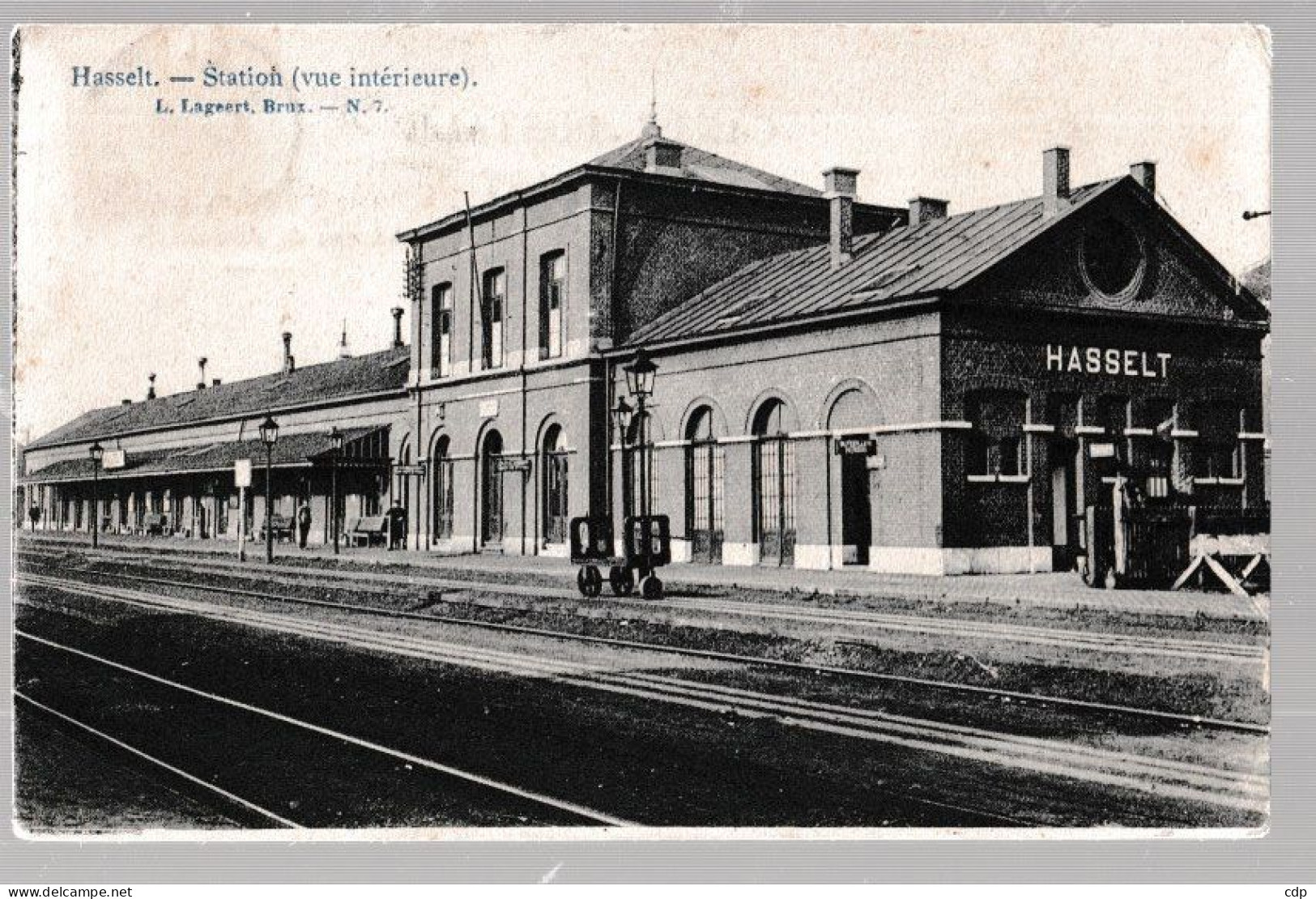 Cpa Hasselt   Gare  1907 - Hasselt