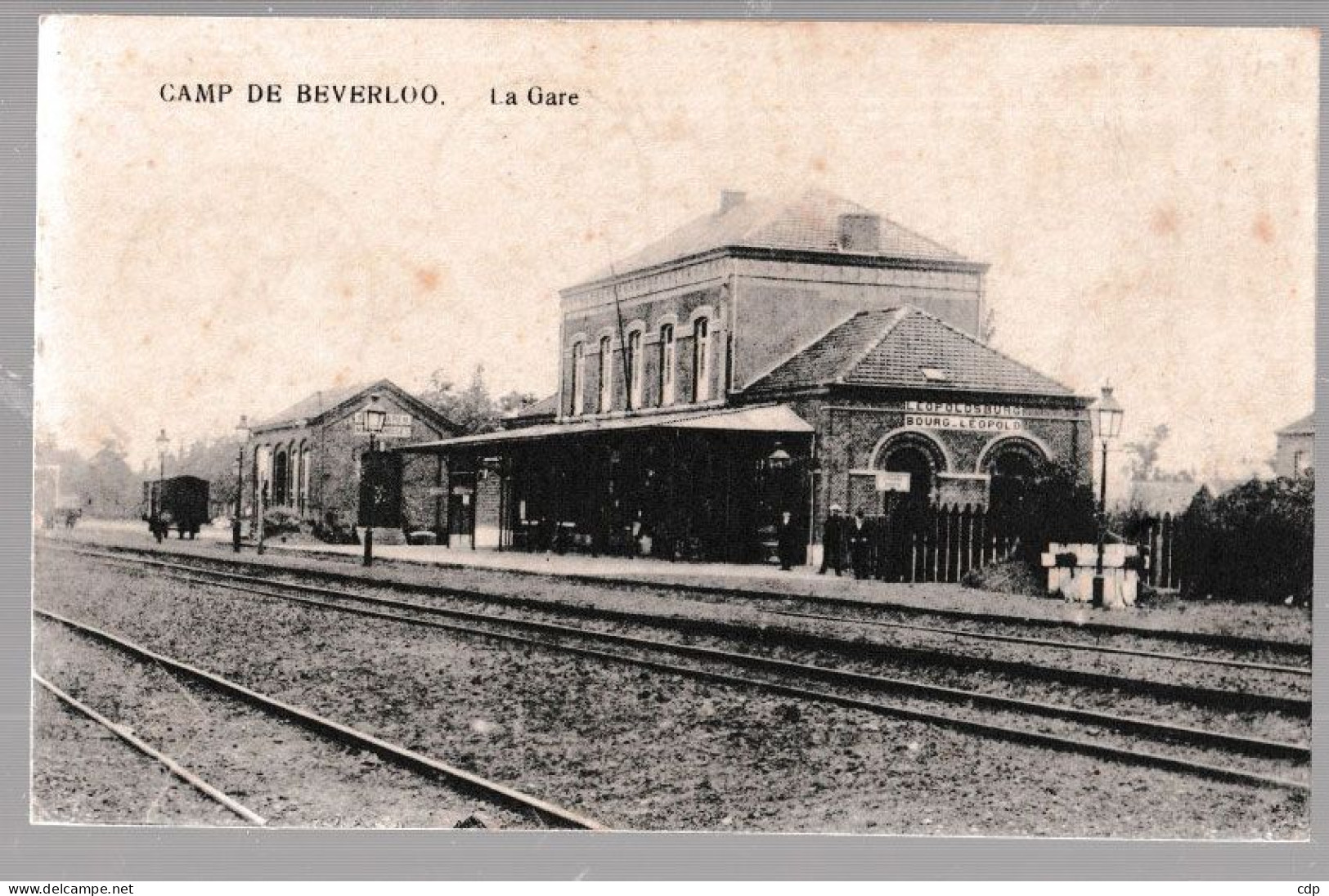 Cpa Beverloo   Gare  1919 - Beringen