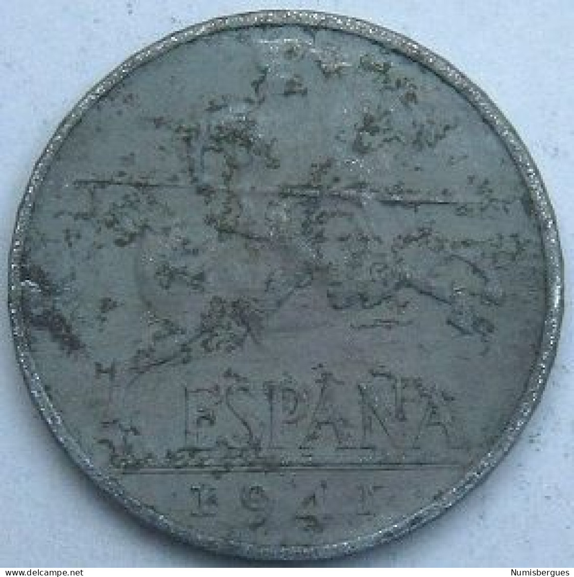 Pièce De Monnaie 10 Centimos 1941 - 10 Céntimos