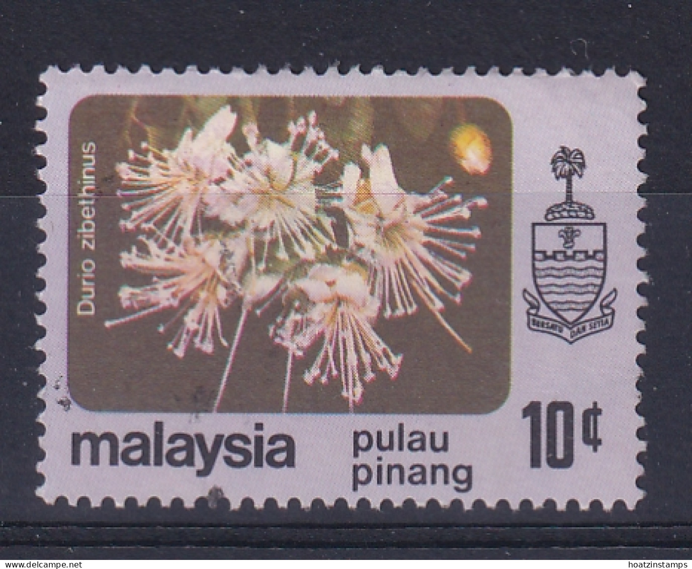 Malaya - Penang: 1979   Flowers    SG89    10c  [with Wmk]  Used - Penang