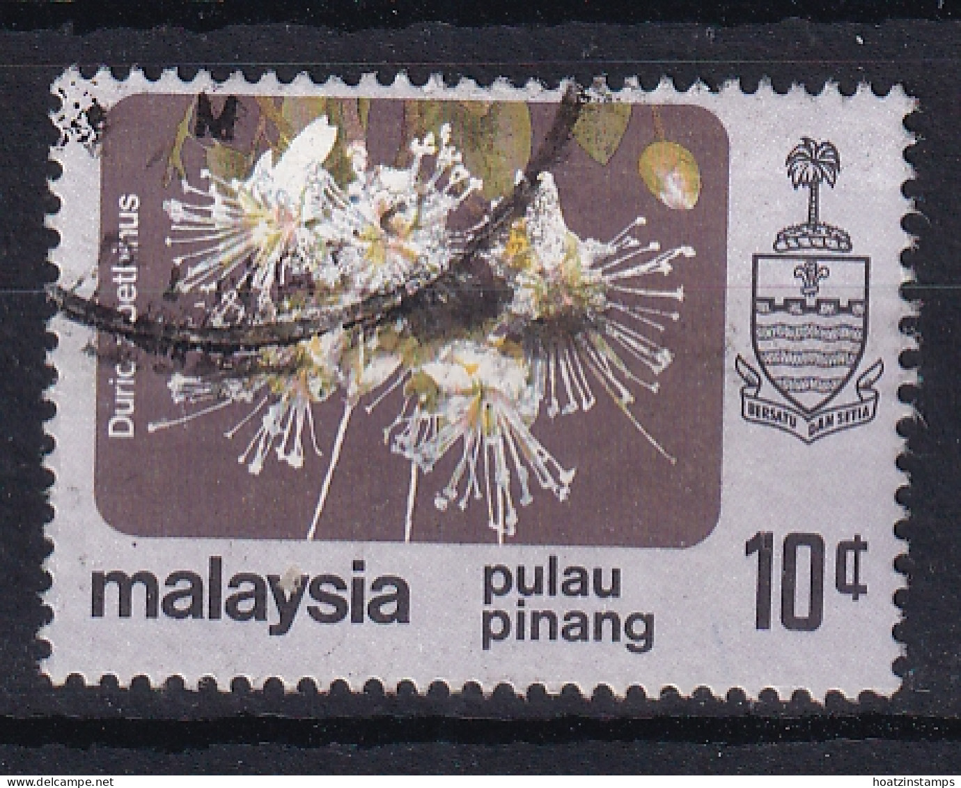 Malaya - Penang: 1983/85   Flowers   SG96    10c  [No Wmk]   Used - Penang