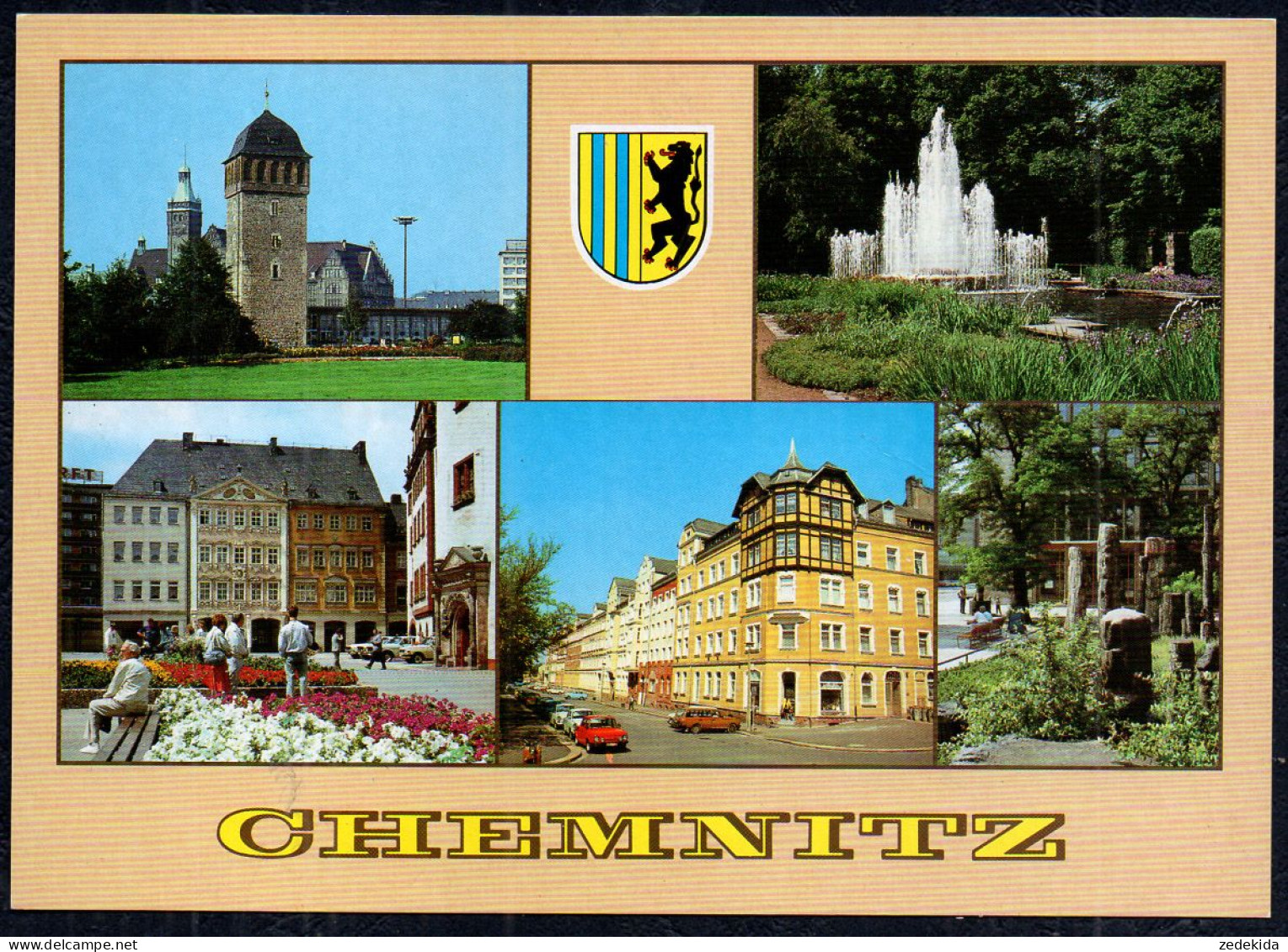 5521 - TOP Chemnitz Karl Marx Stadt - Bild Und Heimat Reichenbach Qualitätskarte - Chemnitz (Karl-Marx-Stadt 1953-1990)