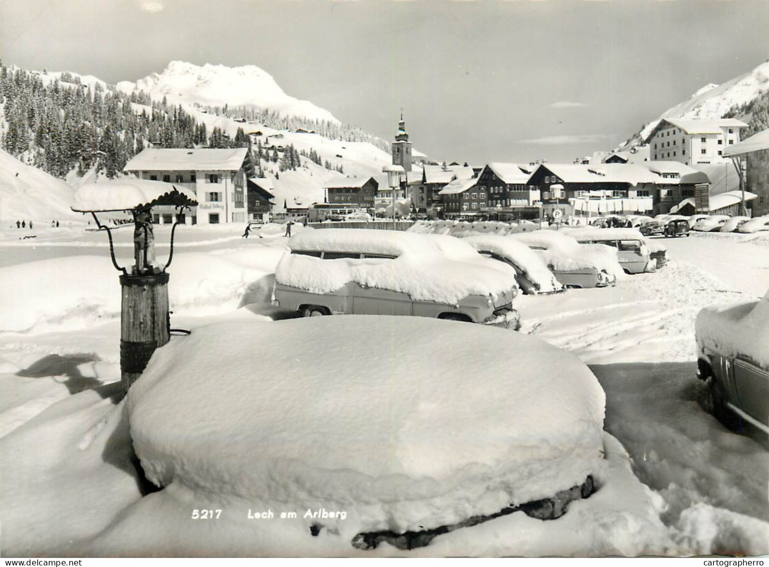 Austria Lech Am Arlberg Winter Scenery - Lech