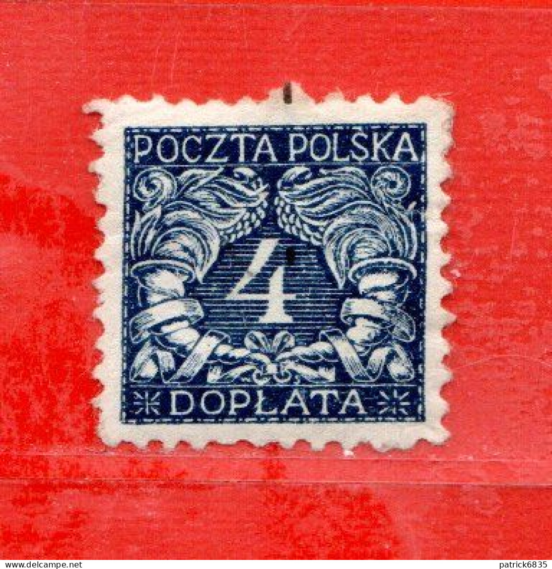(N) POLONIA * - SEGNATASSE - TAXE - 1919 - 4h. Yv. 23 .  MH* Come Scansione - Taxe