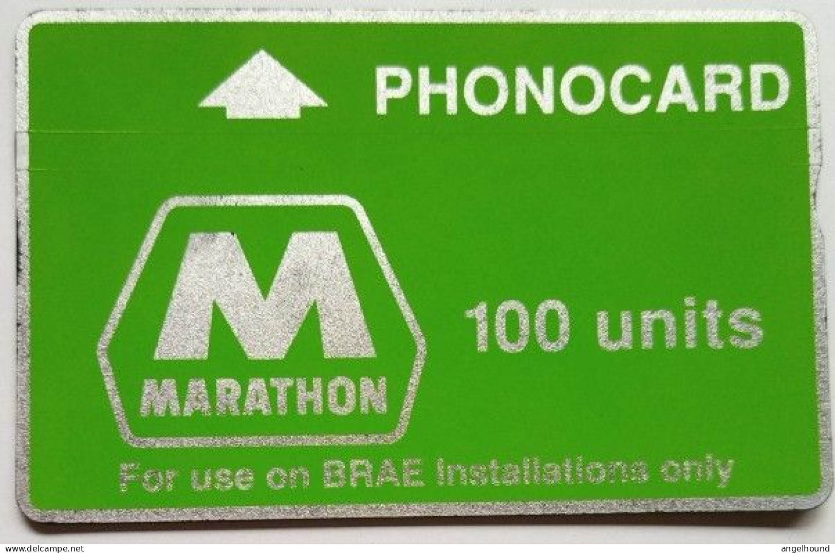 UK  Oil Rigs 100 Units Marathon - BRAE ( Green/ Silver / Notched -122D - Piattaforme Petrolifere