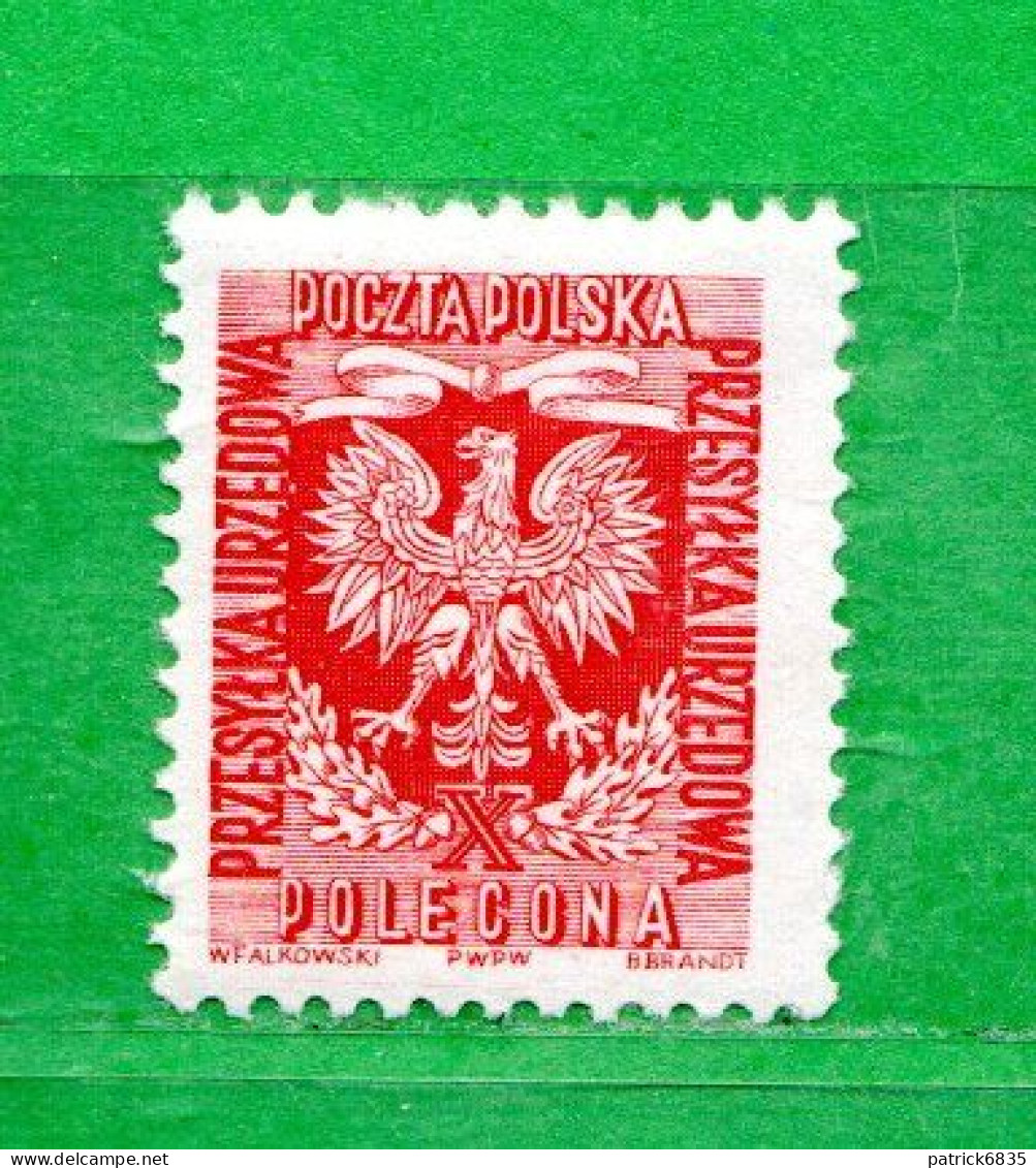 (N) POLONIA ** - SEGNATASSE - TAXE - 1954 -  Yv. 29 .  MNH** Come Scansione - Strafport