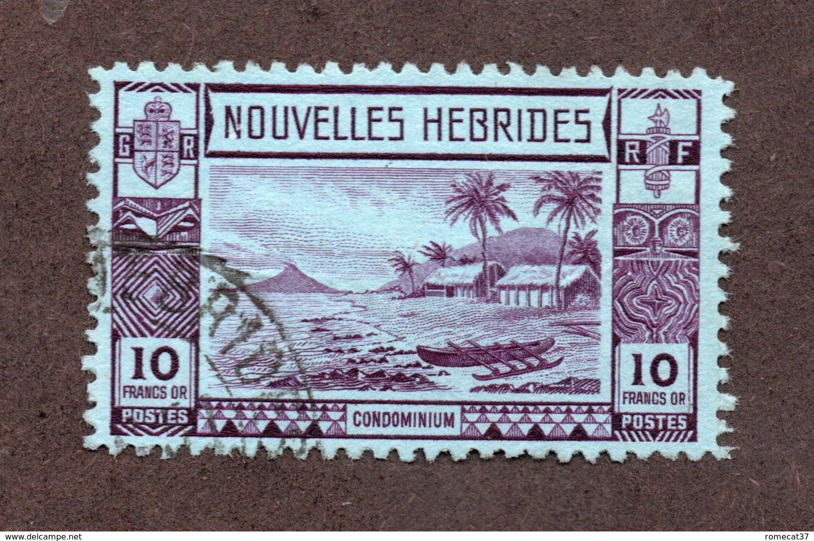 Nouvelles Hébrides N°111 Oblitéré TB Cote 65 Euros !!!RARE - Usati