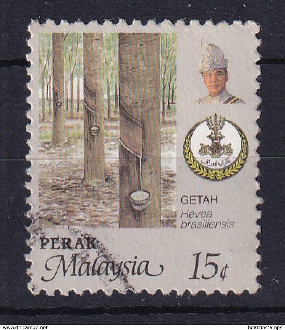 Malaya - Perak: 1986/96   Crops   SG202    15c  [Perf: 12]    Used - Perak