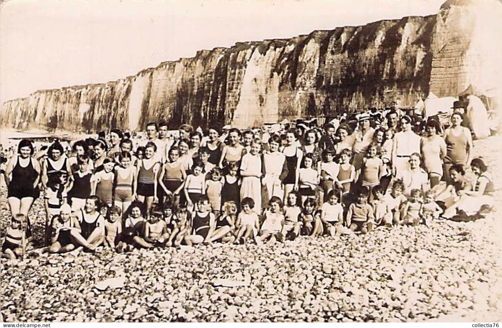 CARTE PHOTO GROUPE DE NAGEURS NATATION 1936 CONGES PAYES DOS DIVISE NON ECRIT - Swimming