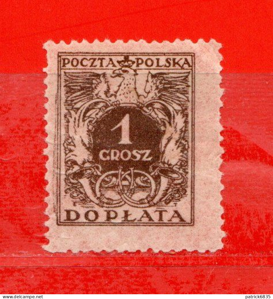 (N) POLONIA ** - SEGNATASSE - TAXE - 1924 -  Yv. 65 . MNH** Come Scansione - Portomarken