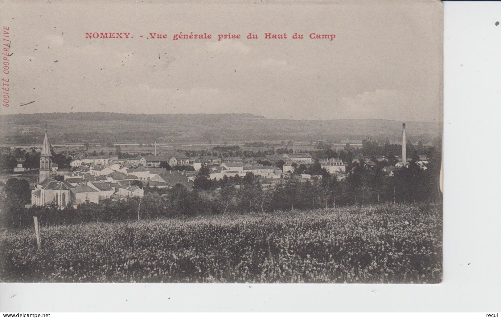 VOSGES - NOMEXY - Vue Générale Prise Du Haut Du Camp  ( - Timbre à Date De 1907 ) - Nomexy