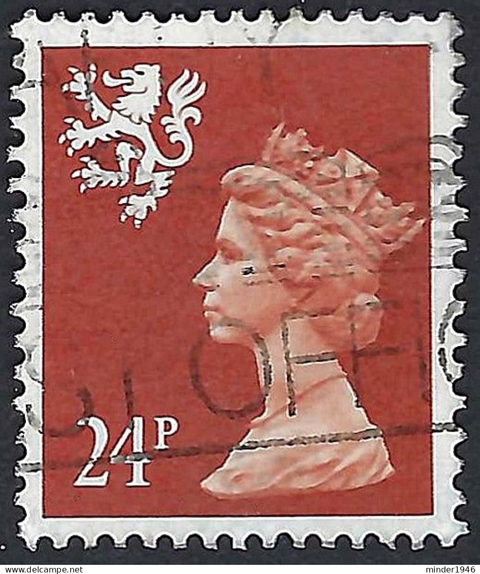 GREAT BRITAIN Scotland 1989 QEII 24p India-Red Machin SGS69 FU - Scotland