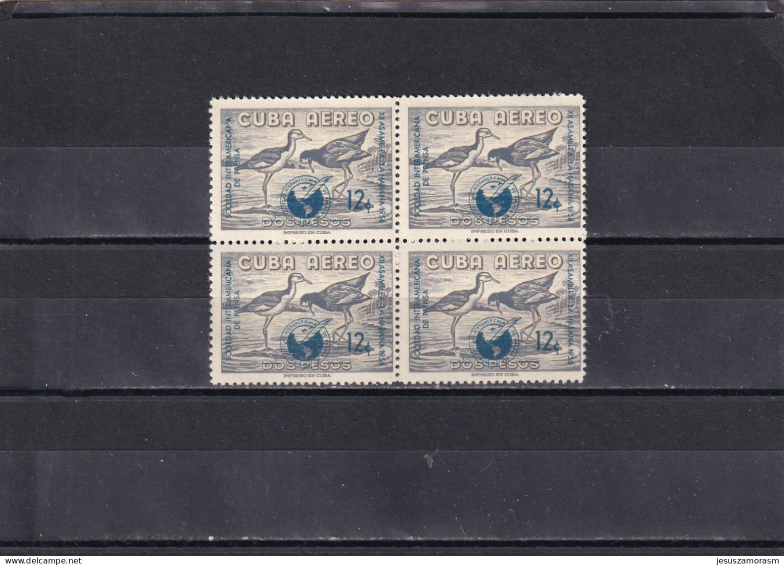 Cuba Nº A150 En Bloque De Cuatro - Airmail