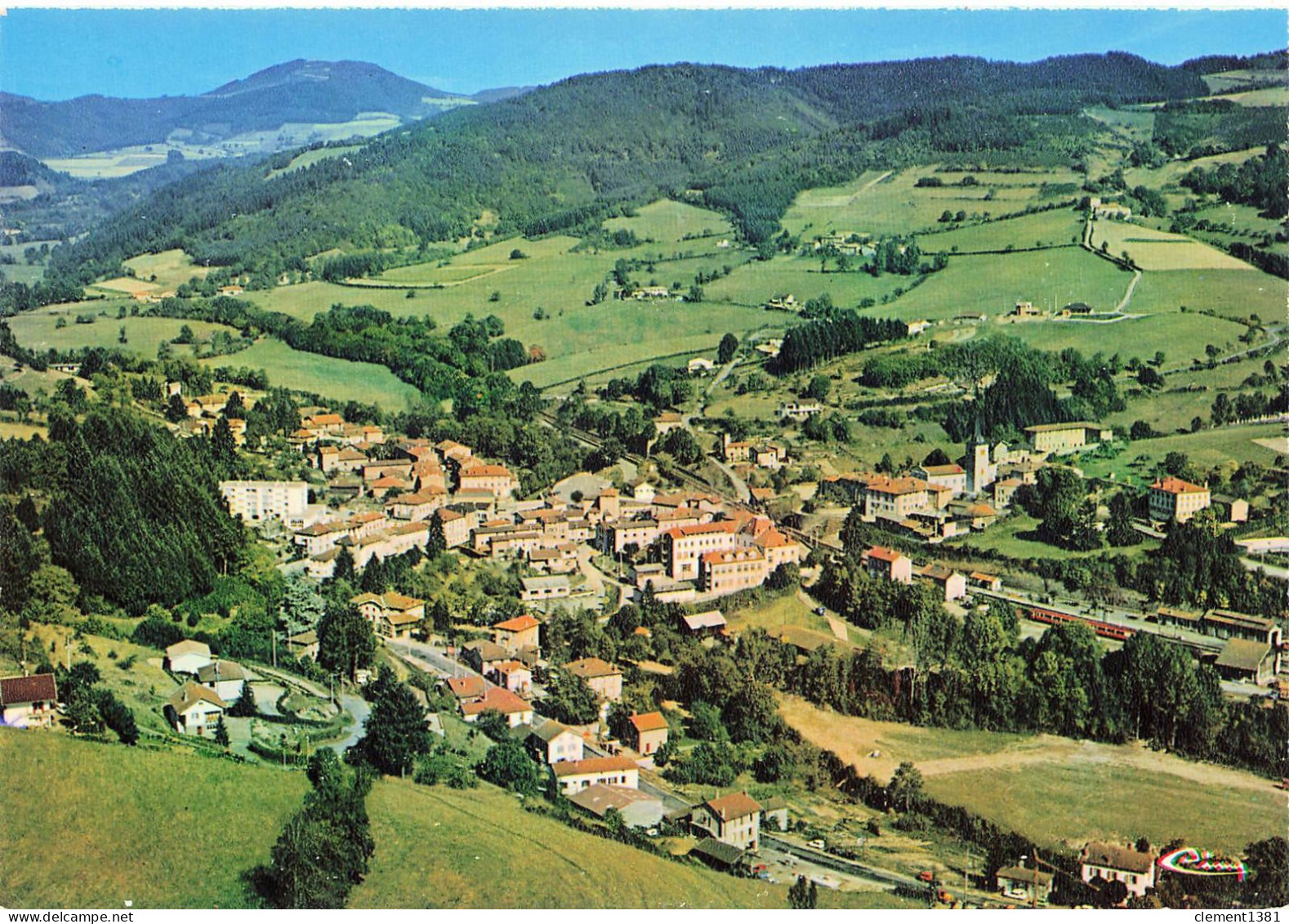 Lamure Sur Azergues Vue Generale Aerienne - Lamure Sur Azergues