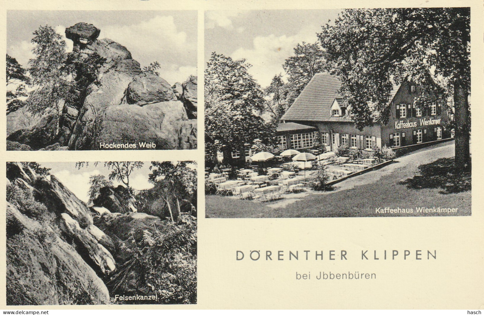 4912A 92 Ibbenbüren, Dörenther Klippen, Kaffeehaus Wienkämper - Ibbenbueren