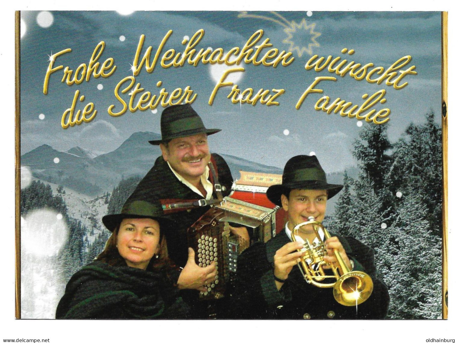 0412e: Die Steirer Franz Familie, Auftritt Z.b. Im Schweizerhaus, AK - Prater