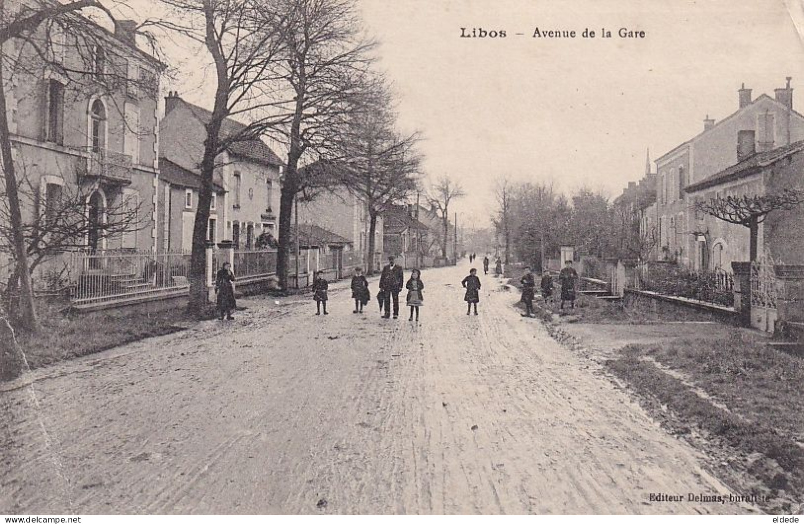 Libos Avenue De La Gare Envoi à Ambly 71 - Libos