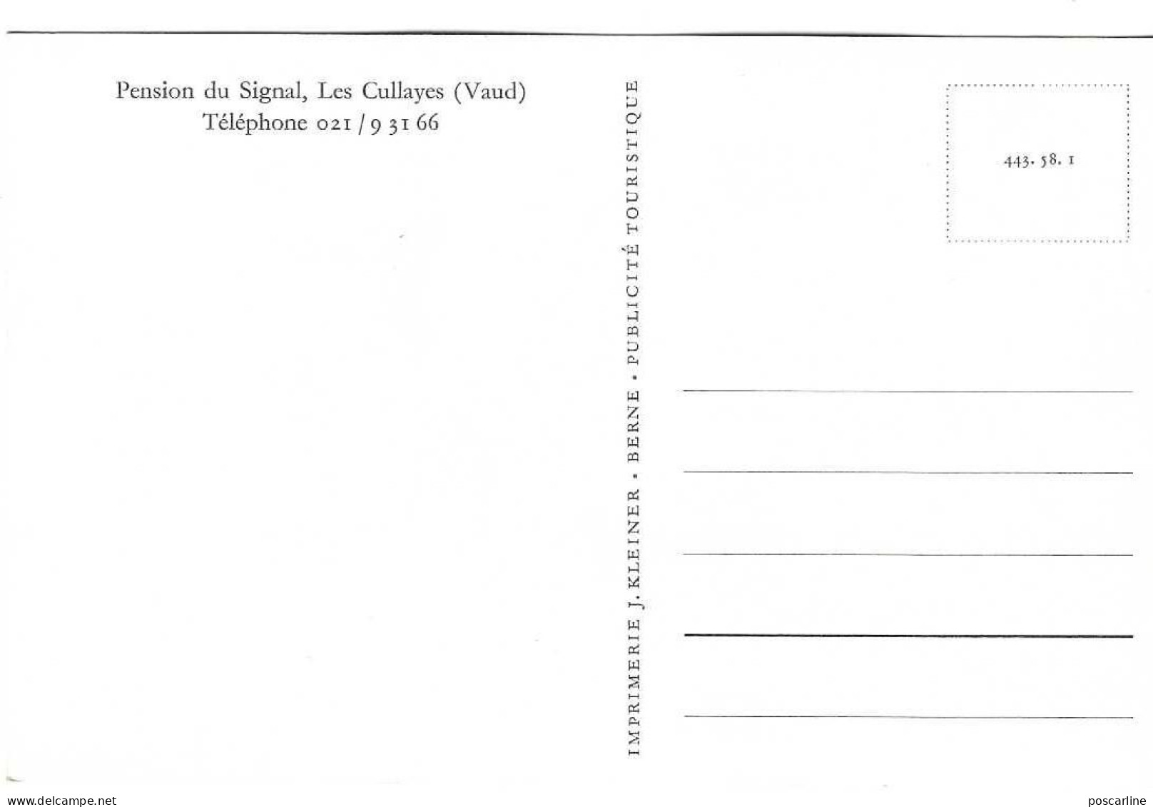 Les Cullayes , Pension Signal , 2 Scans - Les Cullayes