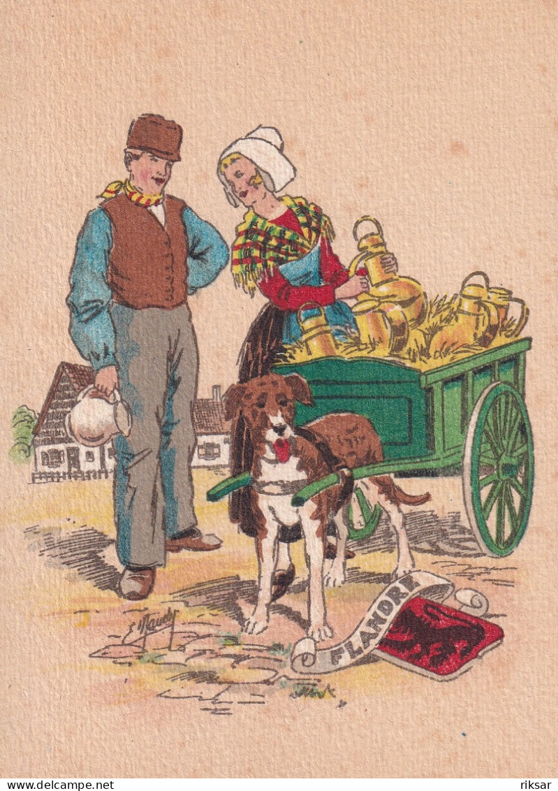 ILLUSTRATEUR(BARRE ET DAYEZ) COSTUME(FLANDRE) VOITURE A CHIEN - Elliot