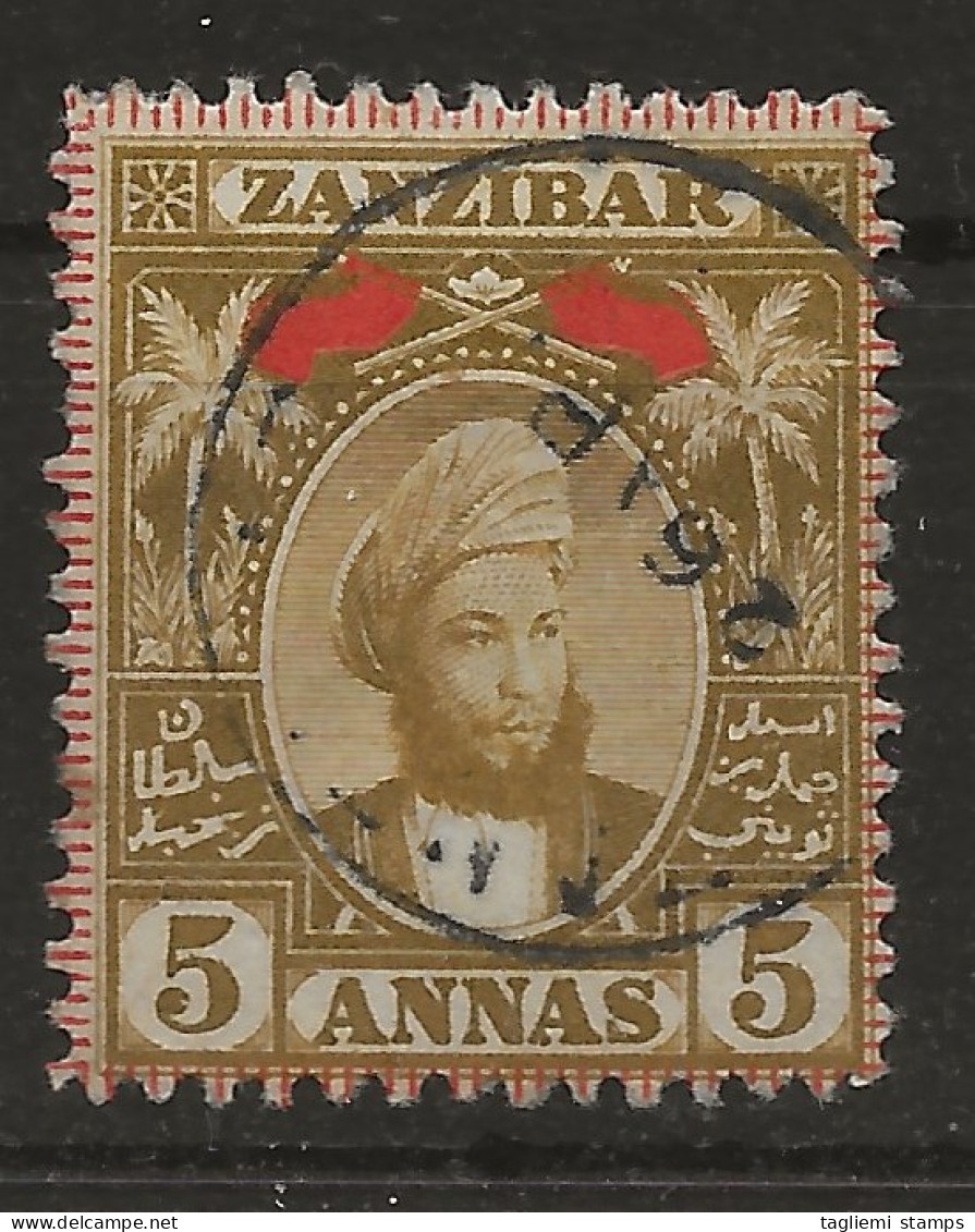 Zanzibar, 1896, SG 166, Used - Zanzibar (...-1963)