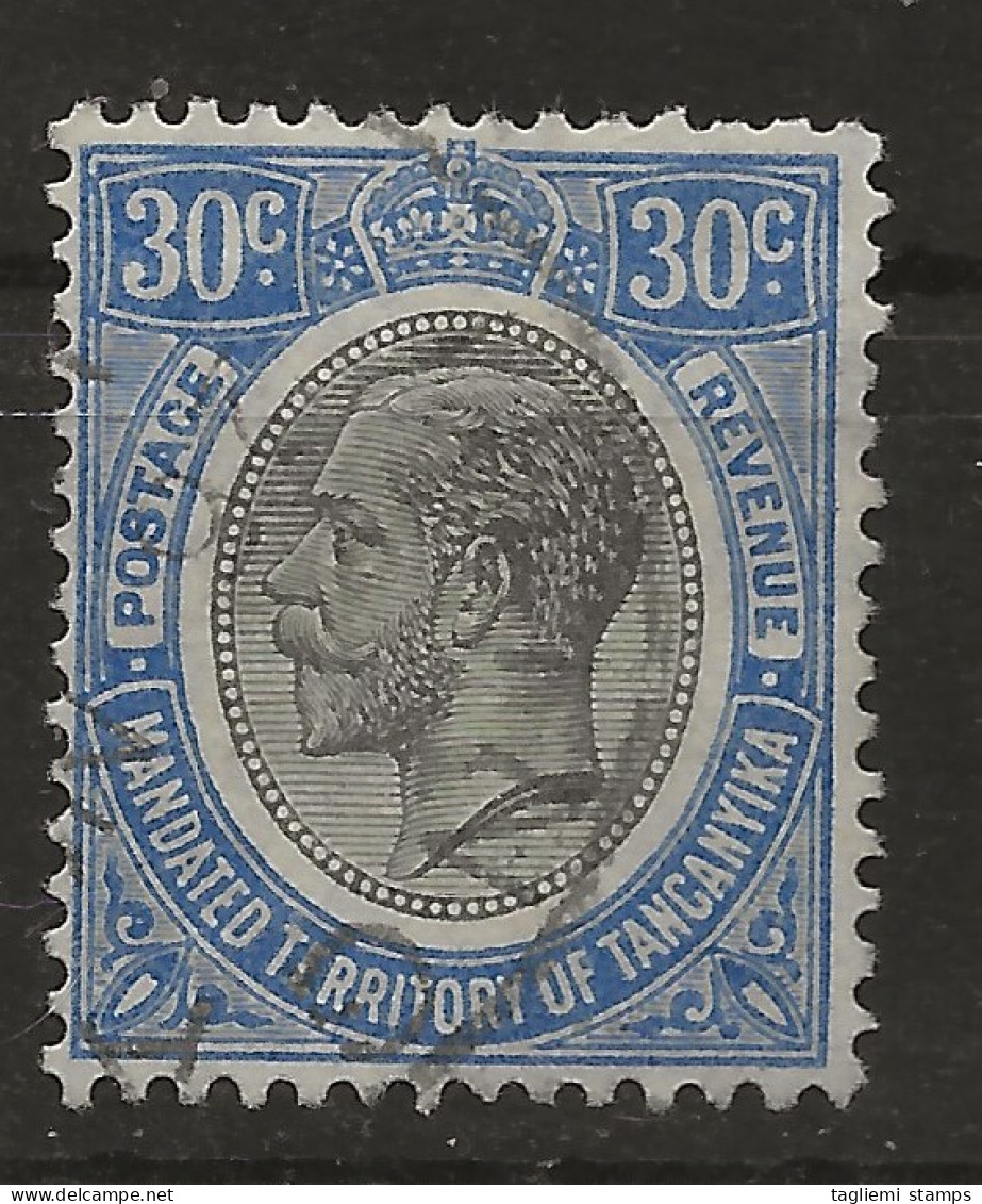 Tanganyika, 1927, SG  98a, Used - Tanganyika (...-1932)